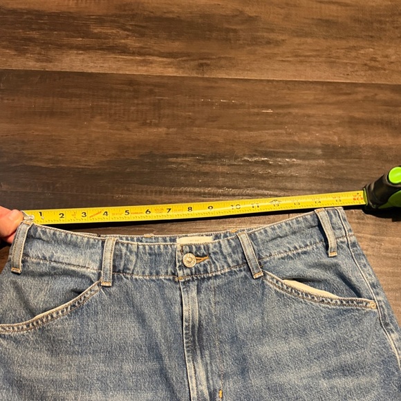 Citizens Of Humanity Blue Denim Wide Leg Jeans - Picture 8 of 11